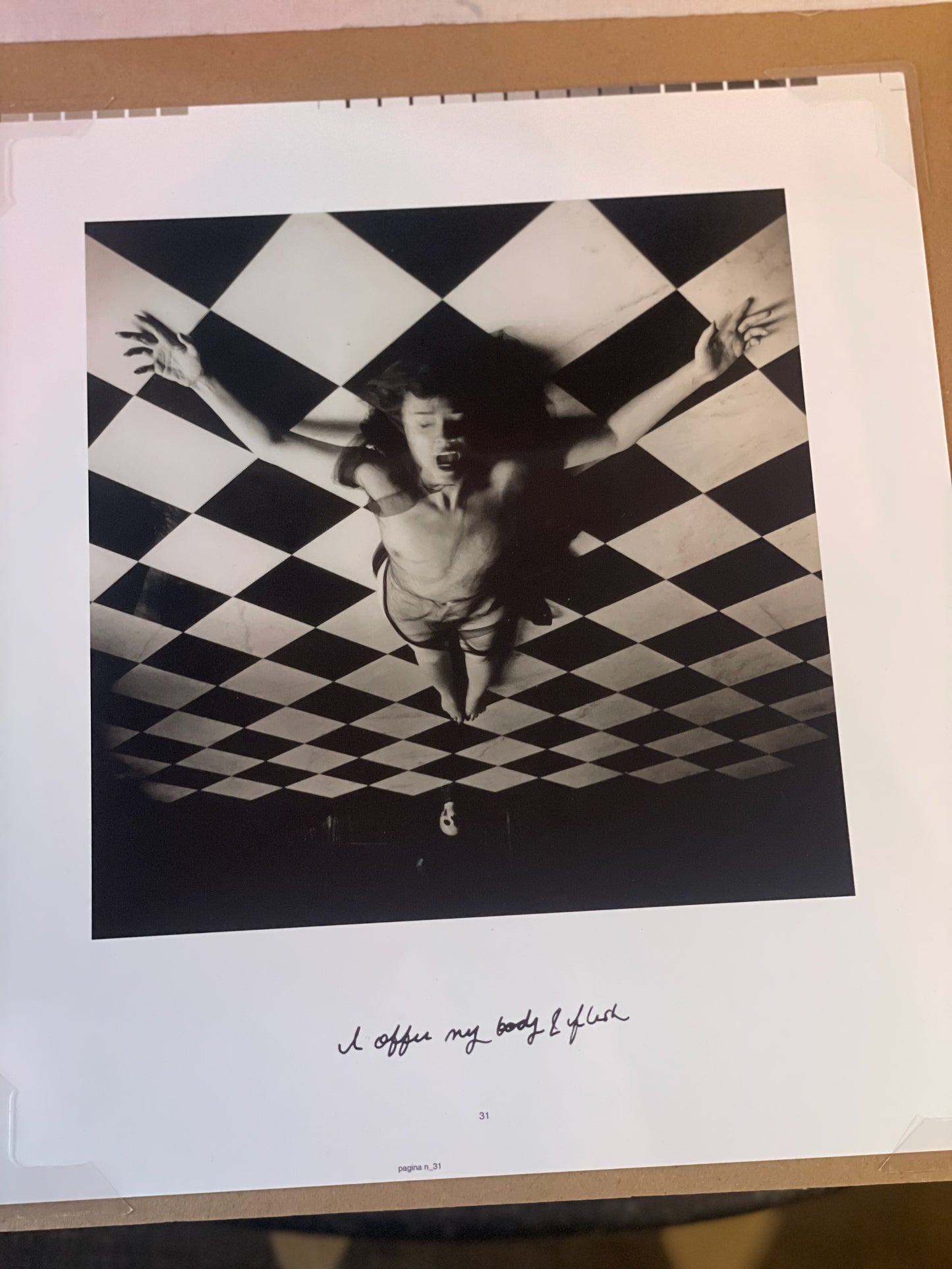 I Offer my Body & Flesh Book Page